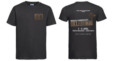 WOS - Oklahoma - Black T-shirt - 180M